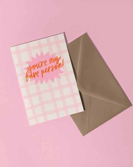 You're My Fave Card