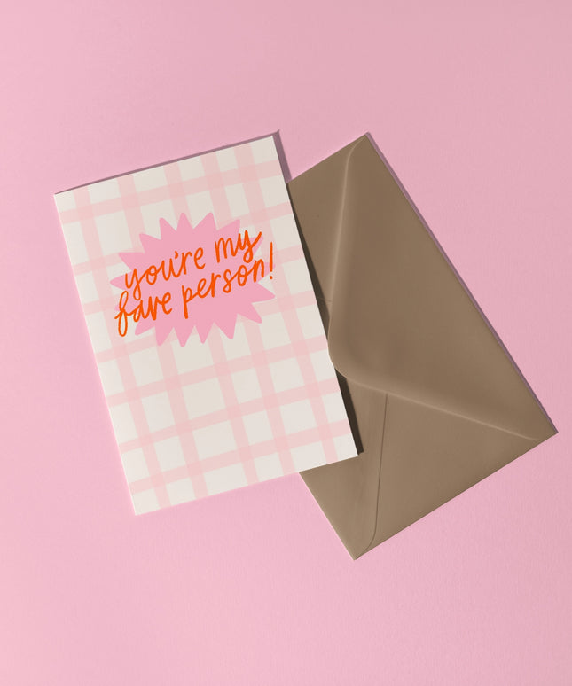 You're My Fave Card