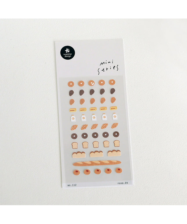 Mini Bakery Ingredients Sticker Sheet