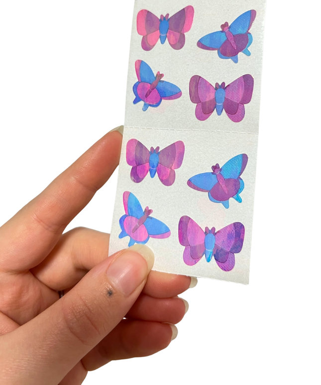Pearlie Butterfly Stickers