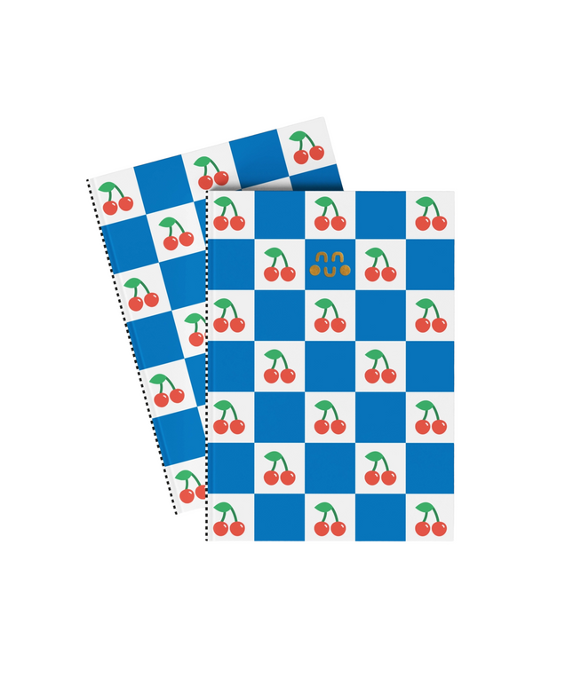 Cherry A5 Lined Notebook