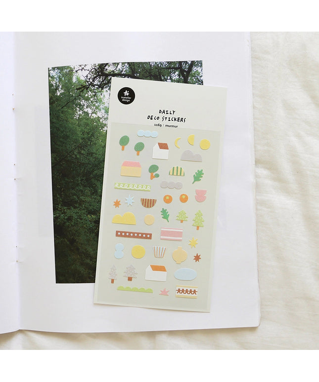 Little Homes Sticker Sheet