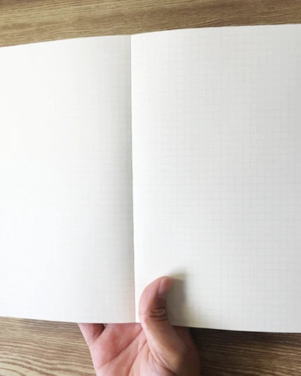 Orange Grid Notebook