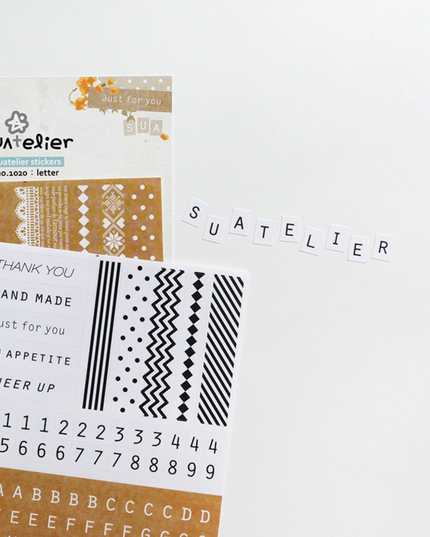 Letters & Words Sticker Sheet