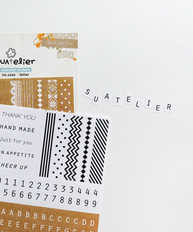 Letters & Words Sticker Sheet