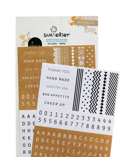 Letters & Words Sticker Sheet