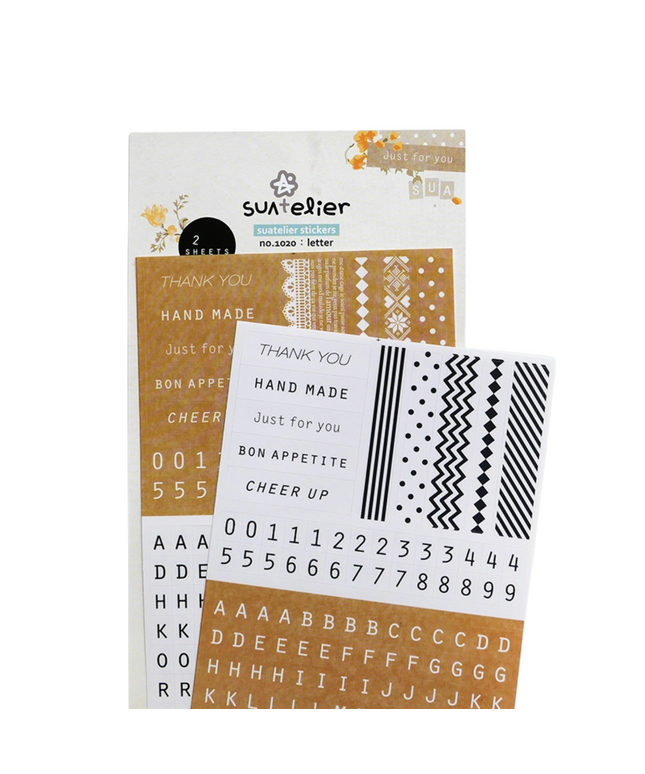 Letters & Words Sticker Sheet