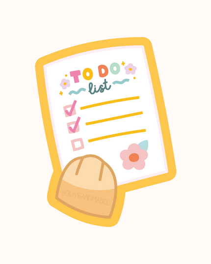 Paw To Do List Sticker