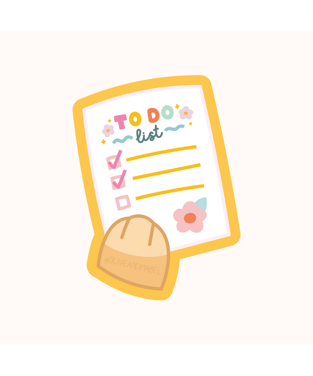Paw To Do List Sticker