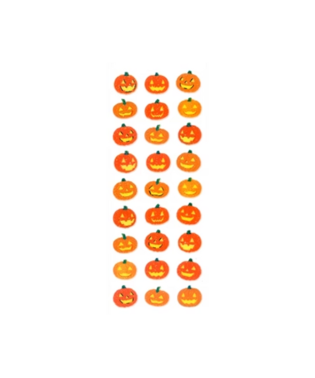 Glitter Pumpkins Sticker Sheet